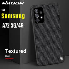 Nillkin-Funda de fibra de nailon texturizada para Samsung A72 4G, carcasa trasera antideslizante duradera a prueba de golpes para Galaxy A72 5G 2024 - compra barato