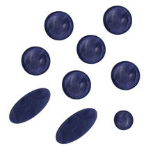 High Quality 9pcs/set Alto Tenor Soprano Saxophone Sax key buttons inlays Accessories(Blue) 2024 - купить недорого