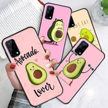 Cute Avocado Fruits For Realme V15 X50 X7 X3 superzoom X2 C17 C11 C3 7i 7 6i 6S 6 5 Narzo 20 5G Pro Soft Phone Case 2024 - buy cheap