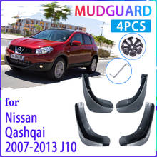 4 PCS Car Mud Flaps for Nissan Qashqai J10 2007 2008 2009 2011 2012 2013 Mudguard Splash Guards Fender Mudflaps Auto Accessories 2024 - buy cheap