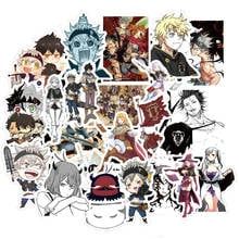 10/30/50pcs/pack Japanese anime Black Clover Stickers For Skateboard Helmet Gift Box Computer Notebook Car Children's Toys Etc 2024 - buy cheap