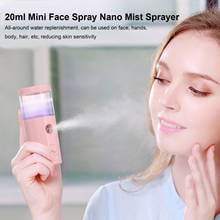 Mini nebulizador facial portátil carregador usb, nano spray de névoa facial, nebulizador do corpo, a vapor, hidratante, cuidados com a pele, instrumentos de beleza 2024 - compre barato