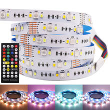 DC12V LED Strip 90LEDs/m RGB+ +White+Warm White IP21 IP65 Waterproof 2835 5050 Flexible LED Lights 5m/lot 2024 - buy cheap