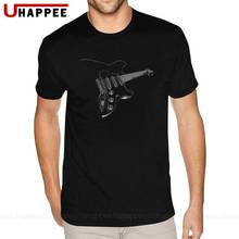 Camiseta elétrica músico rock and roll, camiseta masculina de manga curta de algodão pesado e personalizado, estilo gráfico 2024 - compre barato