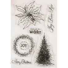 Christmas wreath/flower/tree Transparent clear stamp for DIY Scrapbooking/Card Making/Kids Christmas Fun Decoration Supplies 2024 - buy cheap