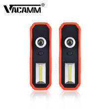 1 PCS COB LED Holofotes Luzes de Trabalho Com Gancho Magnético AA Alimentado Por Bateria Portátil USB Recarregável Camping Gancho Lâmpada Luz