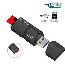 USB 3.0 Card Reader Micro USB Flash Drive Adapter Connector High Speed TF Memory Card Reader with retail package 2024 - buy cheap