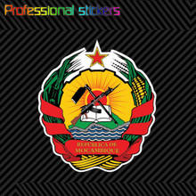 Mozambican Coat of Arms Sticker Decal Self Adhesive Vinyl Mozambique Flag MOZ MZ Stickers for Cars, Bicycles, Laptops, Motos 2024 - buy cheap