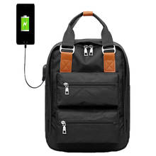 2019 Новый женский рюкзак водонепроницаемый usb зарядка походный рюкзак для ноутбука женский подростковый женский рюкзак на плечо 2024 - купить недорого