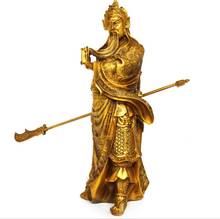 Estatua de cobre puro, dios de la riqueza, Dagao, Guan GONGO, estatua de Buda, adorno, Guan Er ye, estatua de Dios, artesanía, bronce 2024 - compra barato