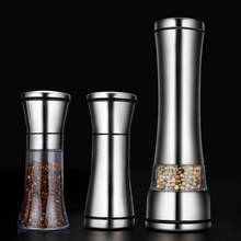 Manual Mill Pepper and Salt Grinder Refillable Adjustable Grinder Spice Mill Kitchen Spice Grinder Tools Kitchen Accessories 2024 - buy cheap