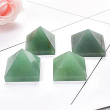 1PC Natural Stone Green Aventurine Pyramid Healing Stone Reiki Ore Mineral Crystal Point Home Decor Handmade Crafts Of Gemstone 2024 - buy cheap