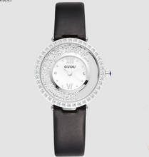 Fashion GUOU Luxury Diamond Lady Thin case Exquisite Rhinestone Watches Women's Clock montre femme reloj mujer relogio feminino 2024 - buy cheap