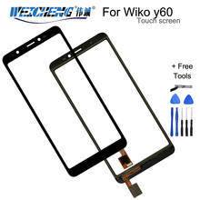 Para wiko y60-tela de toque + ferramentas para substituição, visor digitalizador, sensor de toque, 5.45 polegadas, para wiko y60 2024 - compre barato
