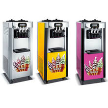 25-30L/H Three-color commercial soft ice cream machine 220V/100v make ice cream intelligent desktop ice cream maker 2024 - buy cheap