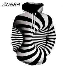 ZOGAA New Harajuku 3D Printing Hoodie Men's Fashion Casual Padded Hoodie Hip-Hop Men's Sweatshirt Streetwear Plus Size Jacket 2024 - buy cheap