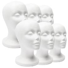 Female Foam Mannequin Head Model Hat Wig Jewelry Holder Shop Display Stand Rack 2024 - buy cheap