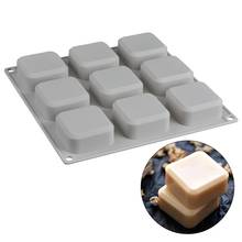 9 Cavity Silicone Soap Mold for DIY Handmade Soap Making Square Soaps Mould Reusable Soap Making Tools Suppliers 2024 - buy cheap