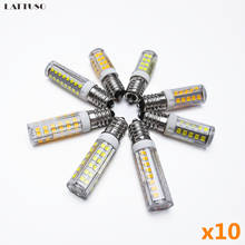 10pcs/lot LED Lamp E14 3W 4W 5W 7W AC 220V 240V Bombillas LED Light Corn Bulb SMD2835 Crystal Candle For Chandeliers Lighting 2024 - buy cheap