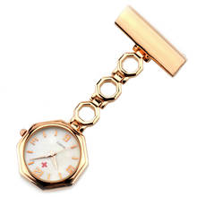 Reloj de bolsillo de cuarzo para mujer, accesorio médico de acero inoxidable, de marca superior 2024 - compra barato