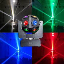 DMX512 Football Moving Head Lights 12x10w RGBW 4in1 LED Beam Light Football Light Professional DJ Bar Party Show Stage Lighting 2024 - compre barato
