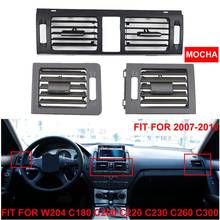 LHD Car AC Front Left Right Central Mocha Air Conditioner Vent Grille W204 Panel Cover For Mercedes Benz C-Class C180 C200 C220 2024 - buy cheap