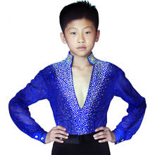 Latin Dance Competition Costumes Kids Boys Latin Ballroom Dance Dress Suit Performance Clothing 2024 - buy cheap