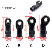 10PCS/lot Plastic Rod Ends Link Balls for 1/10 1:10 RC Crawler Car TRAXXAS TRX-4 TRX4 2024 - buy cheap