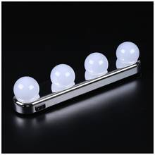 LED Makeup Lamp Wall Light Beauty 4 Bulbs Kit For Dressing Table Portable Multifunctional Hollywood Vanity Mirror Light 2024 - buy cheap