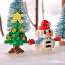 Mini Building Blocks Santa Claus 3D Model Plastic Micro Bricks Diamond Size Toys For Kids With Box Anime Figures 2024 - buy cheap