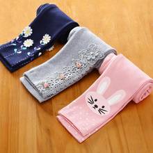 Girls Leggings 2021 Spring Autumn Teens Kids Cotton Cartoon Trousers 2-10Y Children's Princess Pants Korean Style 2024 - buy cheap