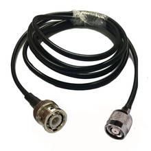 LMR195-Cable Coaxial RP-TNC macho a conector macho BNC, Cable de extensión Coaxial RF de 50ohm, 1m, 3m, 5m, 10m, 15m 2024 - compra barato