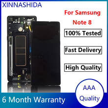 Note 8 LCD Display Touch Screen Digitizer Assembly 100% Tested 6.3" With Frame For Samsung N950F N950D N950DS N950U lcd 2024 - buy cheap