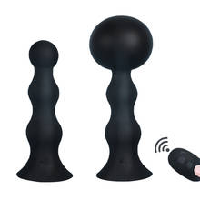 Tapón Anal inflable para hombres, vibrador de expansión con Control remoto inalámbrico, masajeador de próstata, Juguetes sexuales 2024 - compra barato