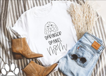 Springer spaniel mãe cão personalizado mama camisa das mulheres 100% algodão t-shirts o-pescoço camisa plus size manga curta topo t transporte da gota 2024 - compre barato