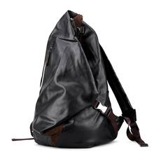 Weysfor homens mochila de couro macio do plutônio para viagens casuais mochila de couro travle mochilas escolares preto 2024 - compre barato