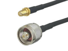 1Pcs RG58 N Male Plug to SMA Female Jack Nut Bulkhead Connector RF Coaxial Jumper Pigtail Cable For Radio Antenna 6inch~50M 2024 - buy cheap