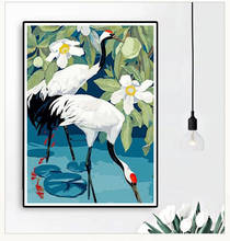 Laojieyuan-pintura de diamantes para decoración del hogar, bordado de pájaro, mosaico de animales, regalo hecho a mano 2024 - compra barato