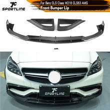 Carbon Fiber / FRP Racing Front Bumper Lip Splitters Cupwings for Mercedes-Benz W218 CLS63 AMG S Sedan 4-Door 2015 - 2017 2024 - buy cheap