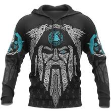 3D All Over Printed Raven And Odin Men hoodies Viking Tattoo Harajuku Fashion Hooded Sweatshirt Unisex hoodie Drop ship H029 2024 - buy cheap