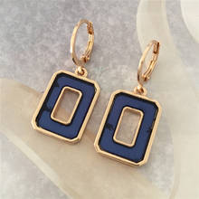 New Fashion Dangle Drop Korean Earrings For Women Geometric Gold Earring Wedding 2021 kolczyki Jewelry 2024 - buy cheap