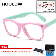 HOOLDW Fashion Kids Eyeglasses TR90 Silicone Flexible Children Glasses Boys Girls Baby Optical Frame Myopia Transparent Eyewears 2024 - buy cheap