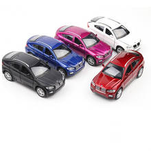 1:32 X6 SUV Coupe Simulation Toy Vehicles Model Alloy Pull Back Children Toys Genuine License Collection Gift Off-Road Car Kids 2024 - buy cheap