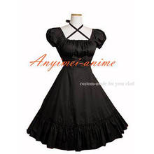 Fondcosplay doce gothic lolita punk moda preto algodão vestido cosplay traje sob medida [ck742] 2024 - compre barato