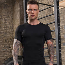 Sports T-Shirts Fitness T Shirt Men Sport Shirt Short Sleeve T-Shirt Gym Jersy Male Compression t shirt Bodybuilding Tops Dryfit 2024 - buy cheap