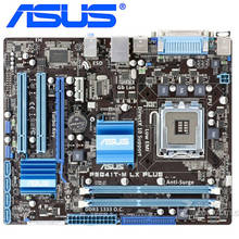 Asus P5G41T-M lx plus placas-mãe lga 775 ddr3 8 gb para intel g41 P5G41T-M lx mais desktop mainboard system pci-e x16 usado 2024 - compre barato