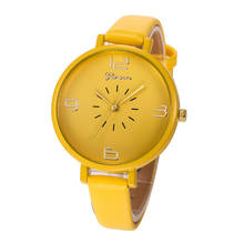 2021 novos relógios femininos casual damas de couro do falso quartzo analógico relógio de pulso analógico relógio de quartzo senhoras 2024 - compre barato