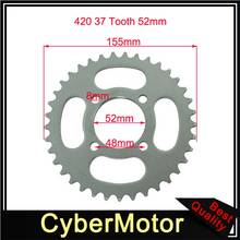 420 37 Tooth 52mm Rear Chain Sprocket For Chinese ATV Quad 4 Wheeler Pit Dirt Motor Bike Motorcycle Motocorss 2024 - buy cheap