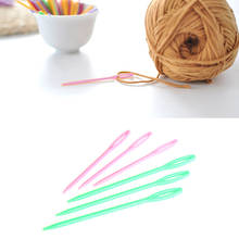 6pcs Plastic Sewing Needles Binca Crochet Knitting Cross Stitch Needles 7/9cm 2024 - buy cheap