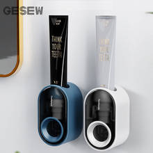 GESEW Wall-Mounted Toothpaste Squeezer Easy To Install Paste Squeezer Waterproof Toothpaste Dispenser Home Bathroom Accessories 2024 - buy cheap